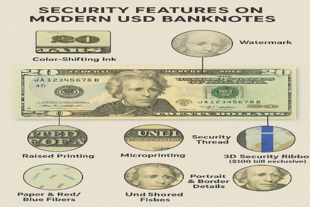 USD Banknotes Features